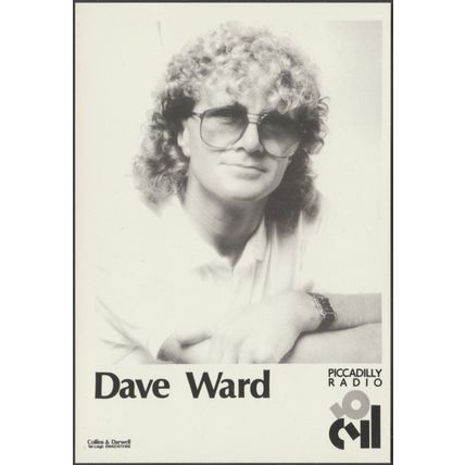 Dave Ward, Piccadilly Radio, Manchester, c.1980s - Publicity Card