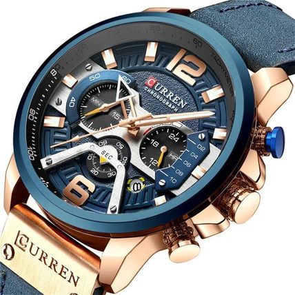 CURREN Chronograph Men's Sports Watch – Stylish & Waterproof Analog Quartz Wrist