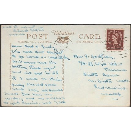 The Shire Hall, Brecon, Breconshire, 1956 - Valentine's RP Postcard