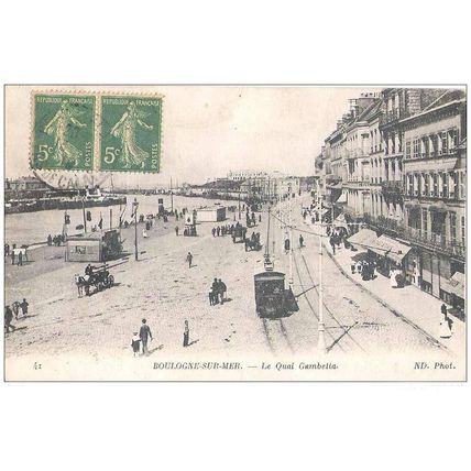 62 - Boulogne-sur-Mer - QUAI GAMBETTA