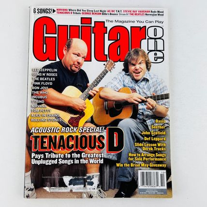 Guitar One Magazine October 2002 Acoustic Rock Special Tenacious D Jack Black
