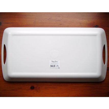 Melamine Sandwich/Serving Tray with Handles Busy Bees/Jennifer Rose/Leonardo VGC