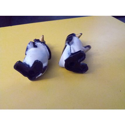 Old Vintage Original F & F Molds Penguins Salt & Pepper Shakers 1950s