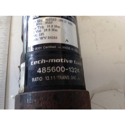 TECH-MOTIVE 48256P-10019 9/00 AUTOMATION ELECTRONIC CPR105 NUTRUNNER 3/8,FI
