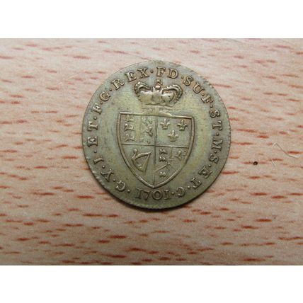 GB George III 1701 Spade Gaming Token 22mm (e766)