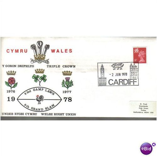 GB 1978 WALES RUGBY TRIPLE CROWN GRAND SLAM CARDIFF