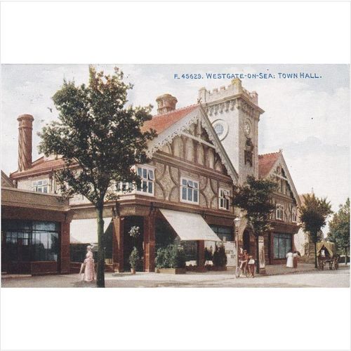 Westgate-on-Sea Town Hall Kent Postcard (KEN71172)