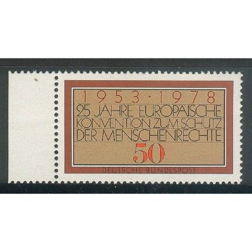 Germany 1978 - SG1870 - 25th Anniv of Euro Human Rights Convention (unused)