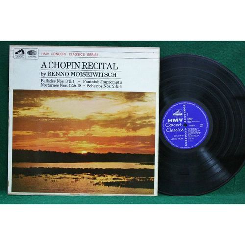 Benno Moiseiwitsch - Chopin Recital-Ballades/Noct./Scherzos - SXLP 30075 - EX+