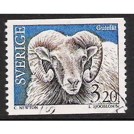 Fa 1824: 3 Kr. 20 multicoloured Domestic Animals: Gotland Sheep.