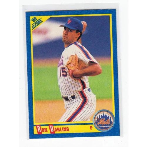 1990 Score Ron Darling baseball card #446 – Mets