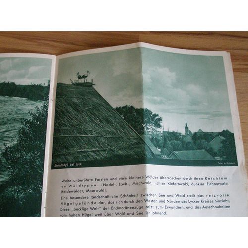 Vintage Prussian Tourist Brochure For Lyck