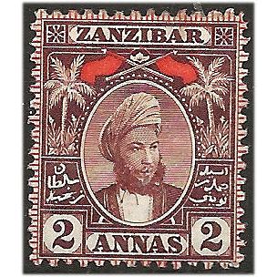 Zanzibar 1898 SG180 2d Red-Brown Mounted Mint . ..