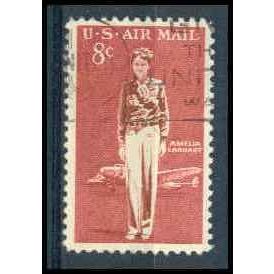 Used C68 8c Amelia Earhart Fine WA0828