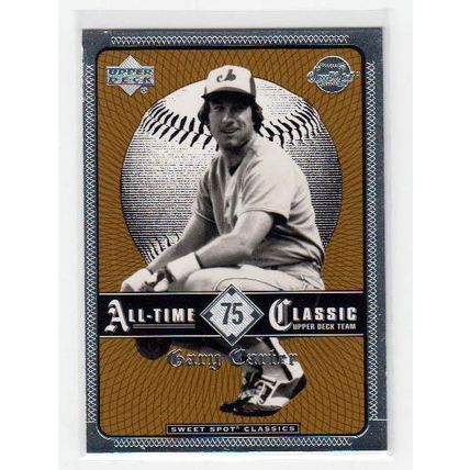 2002 Upper Deck Sweet Spot Classics Gary Carter baseball card #75