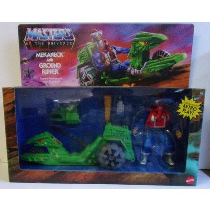 MASTERS OF THE UNIVERSE ' MEKANECK and GROUND RIPPER ' SET (2022)