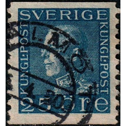 Sverige Sweden 1925 King Gustaf V 25ore Used Stamp