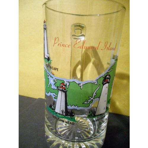 Prince Edward Island,Canada,Beer Mug,Lighthouses