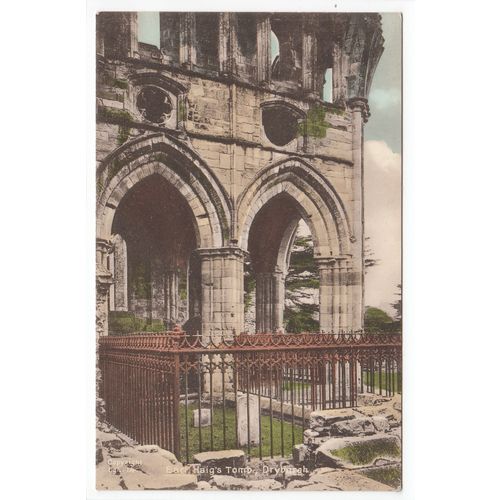 Earl Haig's Tomb Dryburgh Postcard Roxburghshire
