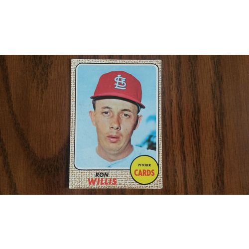 1968 Topps Card # 068 Ron Willis Good (2) St Louis Cardinals