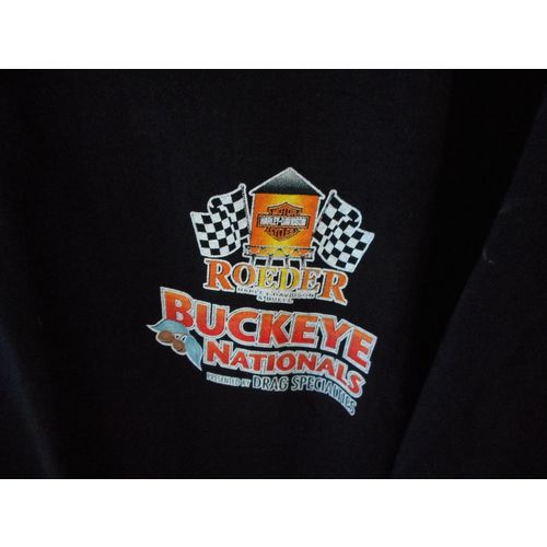 T Shirt Large Harley Davidson Roeder Buckeye Nationals Motorcycle Biker