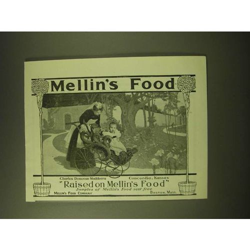1902 Mellin's Food Ad - Charles Donovan Madderra - Mellin's Food