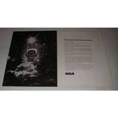 1973 RCA Electronics Ad - The New Dawn of Accuracy