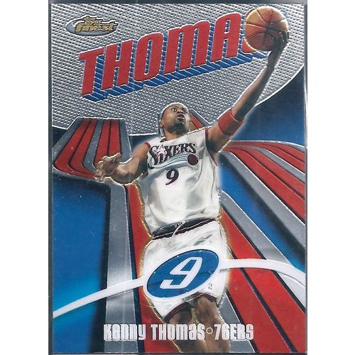 2004 Topps Finest 2002-03 - Philadelphia 76ers Kenny Thomas 46