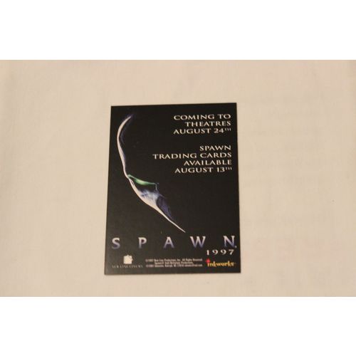 1997 Inkworks Spawn The Movie Promo Card