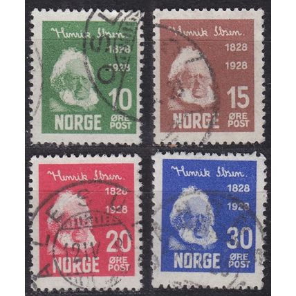 NORWEGEN NORWAY [1928] MiNr 0137-40 ( O/used )