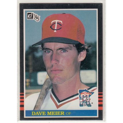 1985 Donruss baseball card 147 Dave Meier RC
