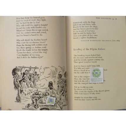 THIS LAND IS MINE AN ANTHOLOGY OF AMERICAN VERSE AL HINE editor HCDJ ILLUSTRATED