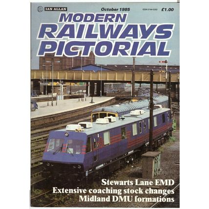 Modern Railways Pictorial Magazine October 1985 (Very Good)