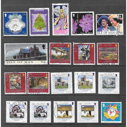 ISLE OF MAN Fine Used lot all different & no major faults