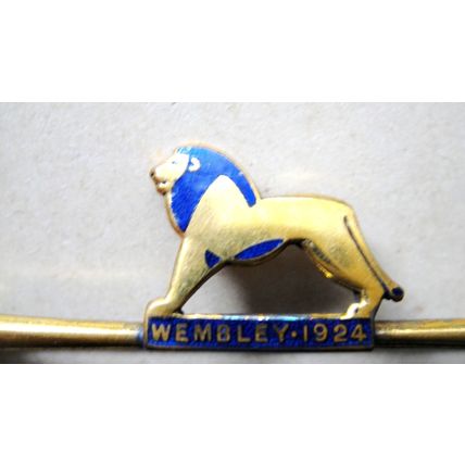 1924 Wembley Empire Exhibition, Herrick Lion, Bar Badge, or Tie Pin, In Box