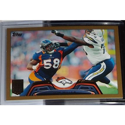 2013 Topps VON MILLER (Broncos) Gold All Pro #290