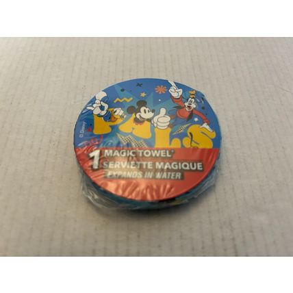 NEW Disney Mickey Mouse Pals Magic Expanding 11'' x 11'' Towel