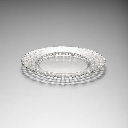 Nachtmann Bossa Nova Set of 2 Dinner Plates-10.5"-Crystal-NEW-SEALED-FAST SHIP