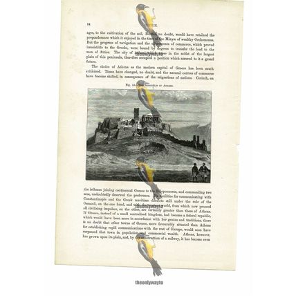 Acropolis, Athens, Greece, Book Illustration (Print), 1880