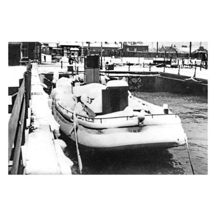 pt2265 - Heavy Snowfall Fleetwood 1940 , Lancashire - print 6x4