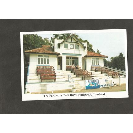 Postcard Cleveland Hartlepool Park Drive The Pavilion