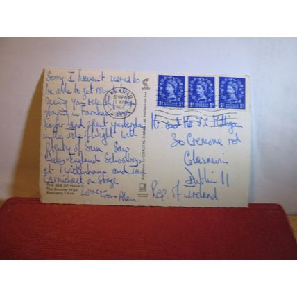THE GNOMES WALK, BLACKGANG CHINE, ISLE OF WIGHT used postcard 1966 pm =