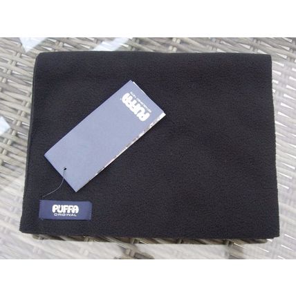Puffa Star fleece scarf warm lightweight breathable Black -50% BNWT