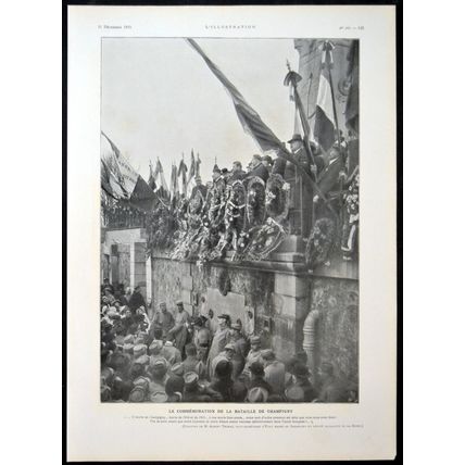 GERMAN OFFICER IN FRONT OF A GROUP OF PRISONERS 1915 Georges Scott WORLD WAR I