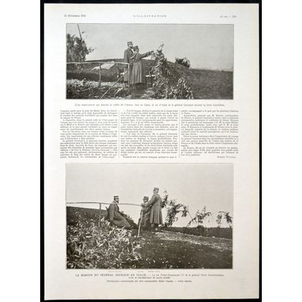 ALLEGORY OF CATHEDRALS OF FRANCE AT SARAH-BERNHARDT THEATRE 1915 WORLD WAR I