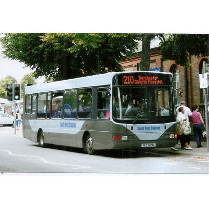 Colour Photo of South West Coaches Ltd. - YEZ 6694 ex Speedlink Airport Services