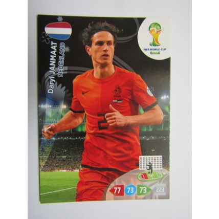 Daryl Janmaat - Netherland - 2014 Panini Adrenalyn XL Brazil World Cup (ef1)
