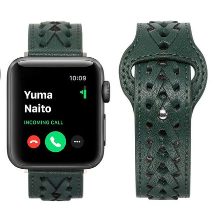 Woven Watch Strap For Apple Watch Series, 7 45mm / 6&SE&5&4 44mm / 3&2&1 42mm, 7
