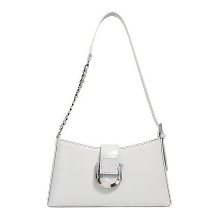 Genuine Leather Women Tote Bag Shoulder Bag Grey