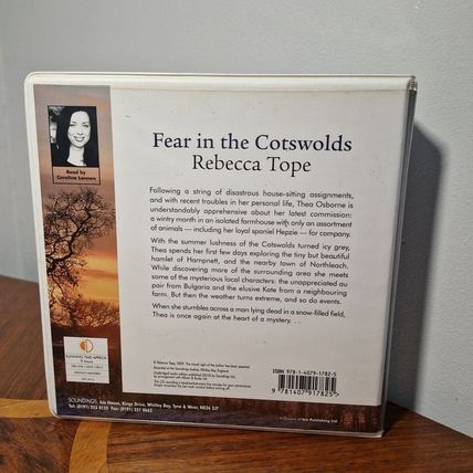 Fear in the Cotswolds Rebecca Tope Audiobook 8 CD set